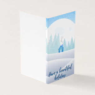 Winter Scene 25 Pack Holiday Cards