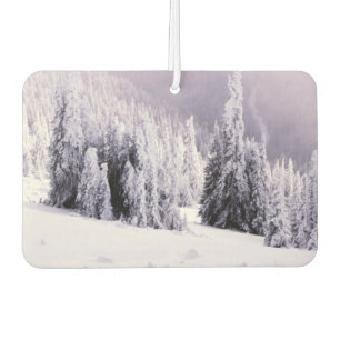 Winter scene airfreshener car air freshener