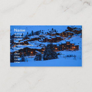 Winter Scene Business Card
