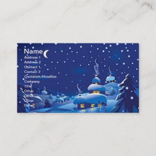 Winter Scene Business Card