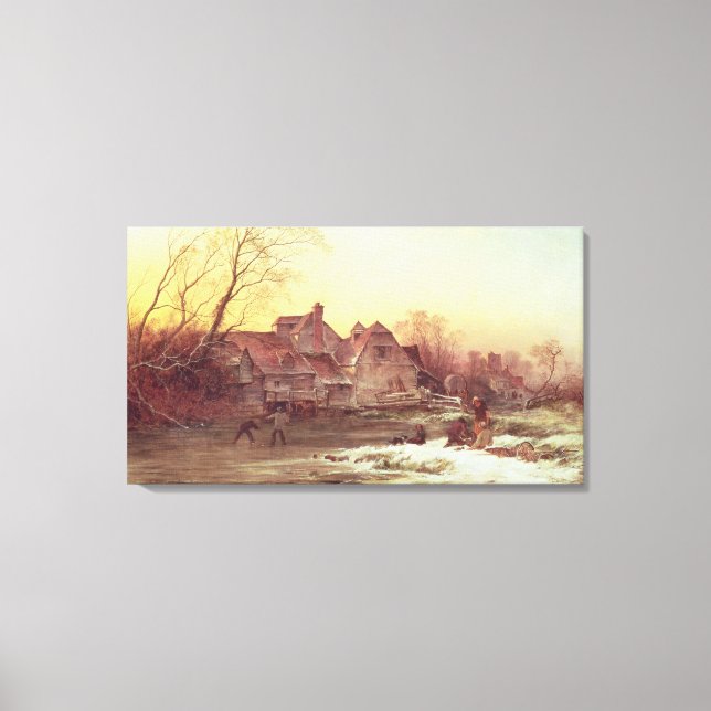 Winter Scene Canvas Print (Front)