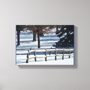 Winter Scene - canvas Print