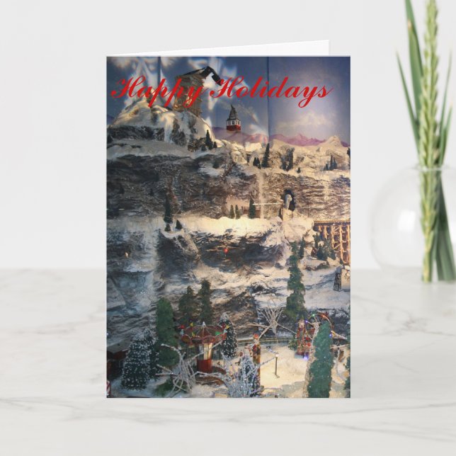 Winter Scene Christmas Card (Front)