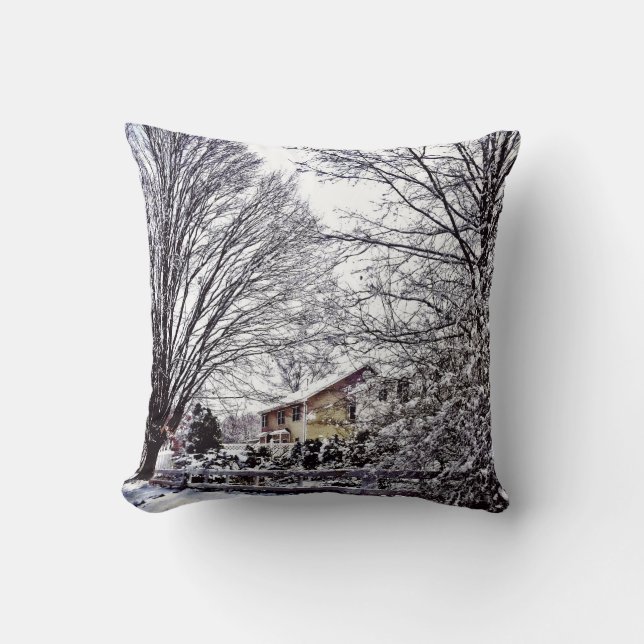 Winter Scene Cushion (Front)
