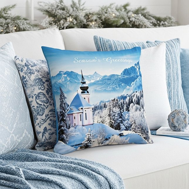 Winter scene custom  cushion (Creator Uploaded)