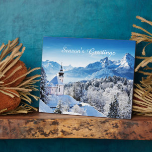 Winter scene custom  plaque