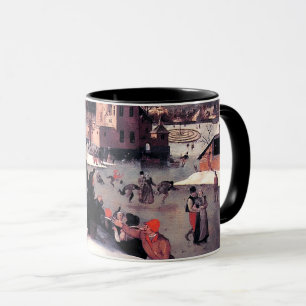 Winter Scene. Fine Art Christmas Gift Beer Mugs
