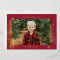 Winter Scene Foil Holiday Card Christmas Card