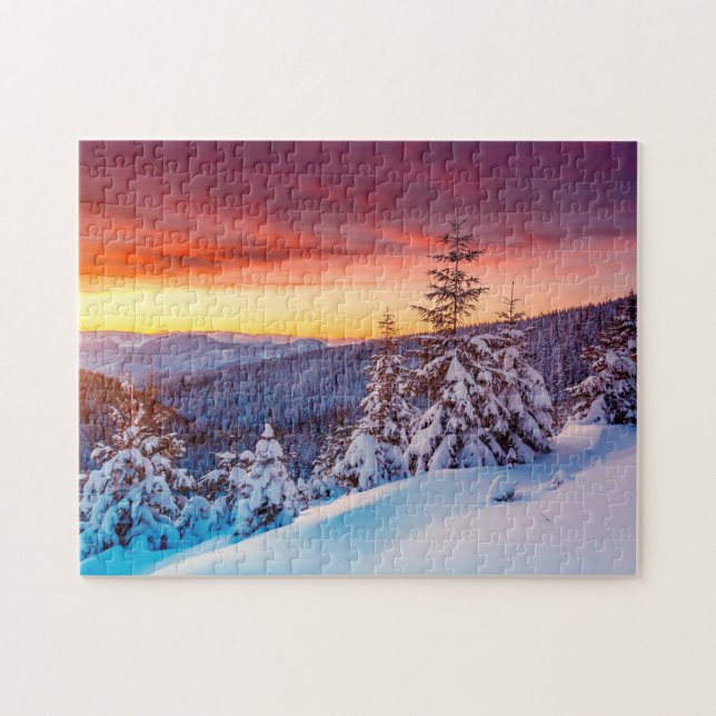 Winter Scene Game Puzzle (Horizontal)