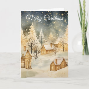 Winter Scene Holiday Card