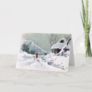 Winter Scene Holiday Card