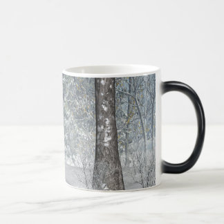 winter scene. magic mug