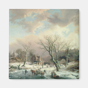 Winter Scene Magnet