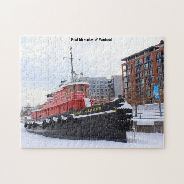 Winter scene Montreal. Jigsaw Puzzle (Horizontal)