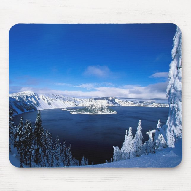 Winter Scene Mouse Pad (Front)