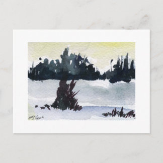 Winter Scene Postcard