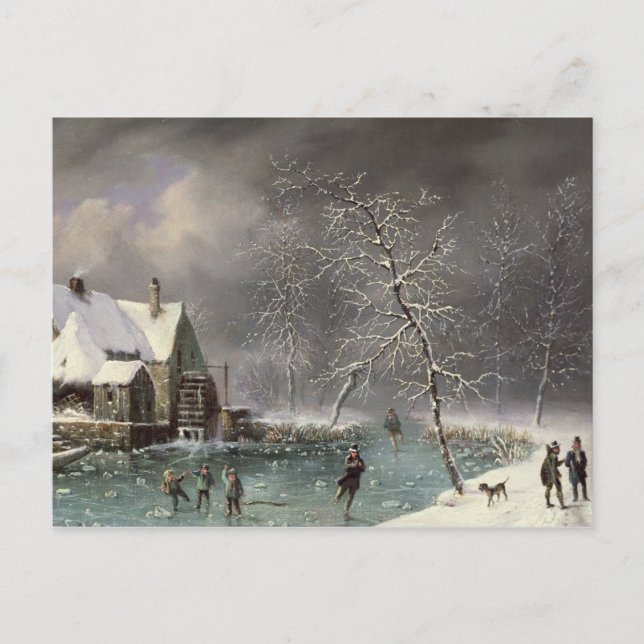 Winter Scene Postcard (Front)