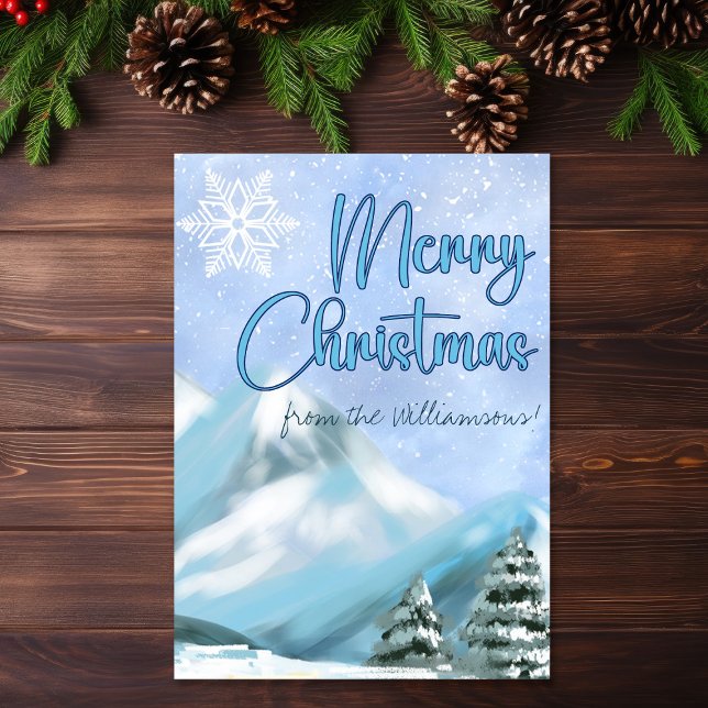 Winter Scene Romans 12:10 Brotherly Love Christmas Card (Brotherly Love Romans 12:10 Winter Scene Christmas Card)