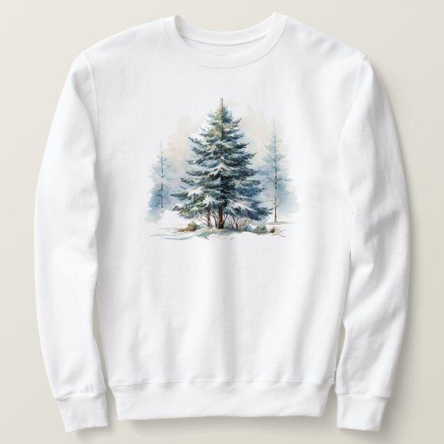 Winter Scene Sweatshirt (Design Front)