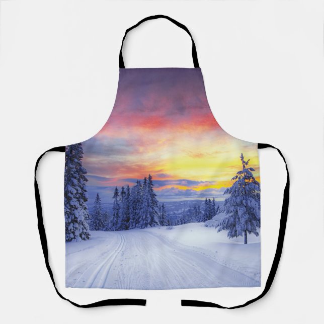 Winter scenery   apron (Front)