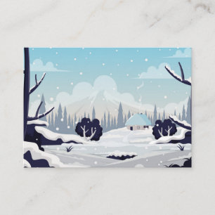 Winter Scenery Business Card