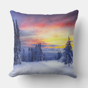 Winter scenery  cushion