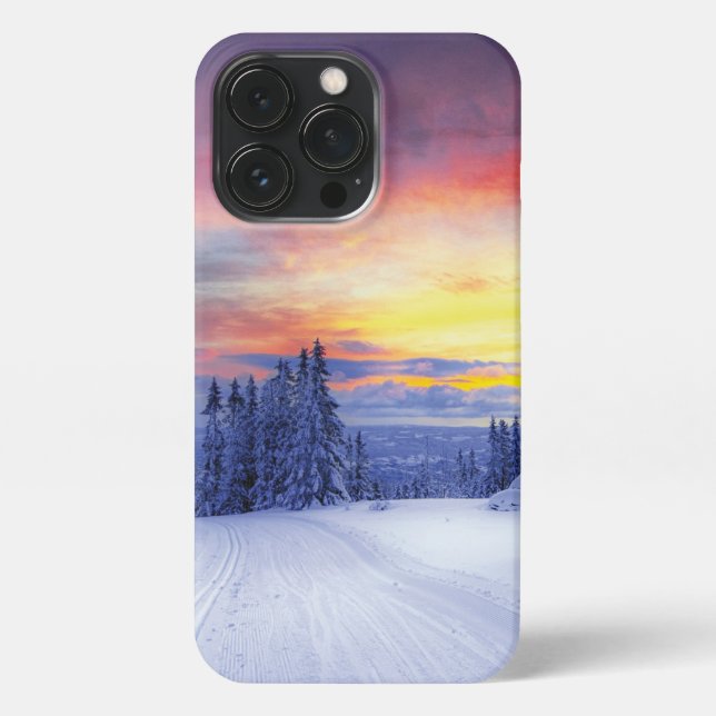 Winter scenery iPhone case (Back)