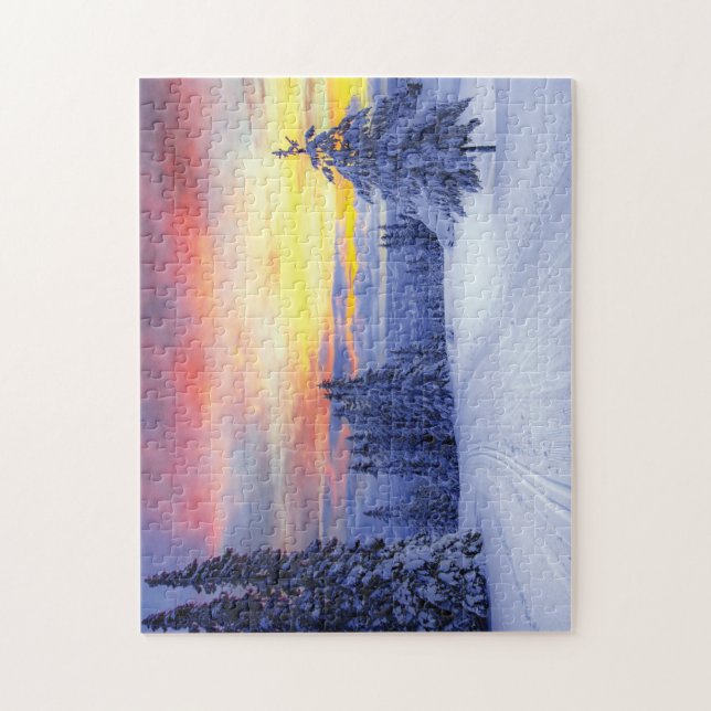 Winter scenery  jigsaw puzzle (Vertical)