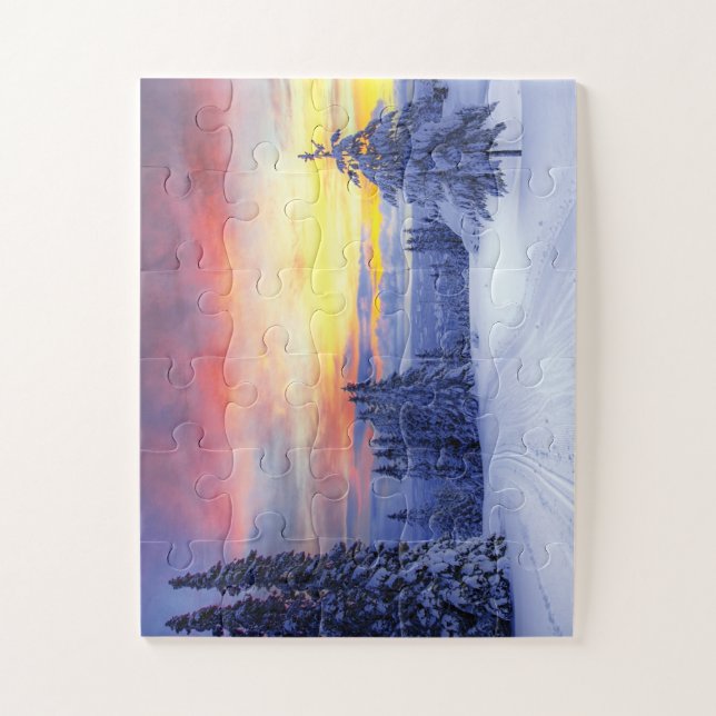 Winter scenery  jigsaw puzzle (Vertical)