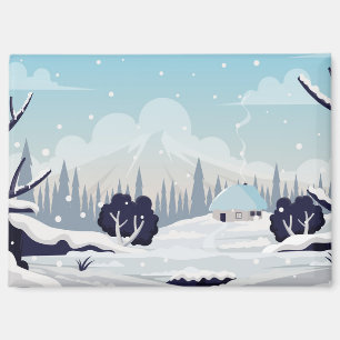 Winter Scenery Magnet