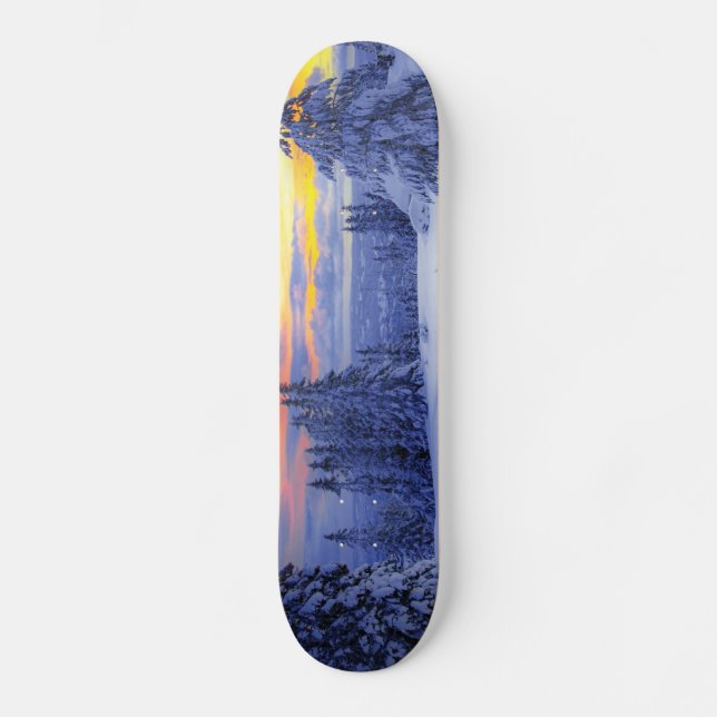 Winter scenery  skateboard (Front)