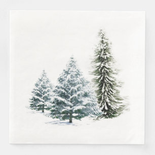 WINTER SCENERY STANDARD DINNER Napkins