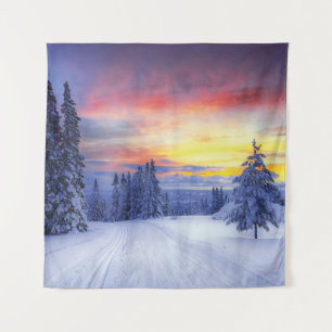 Winter scenery   tapestry