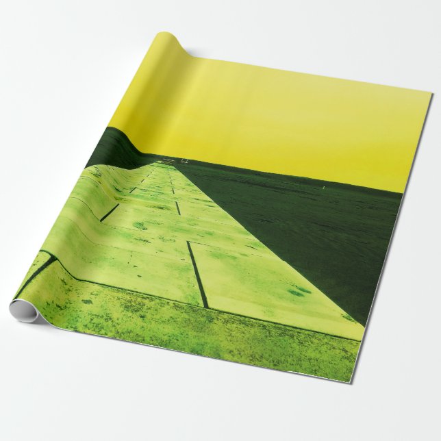 Winter sea wrapping paper (Unrolled)