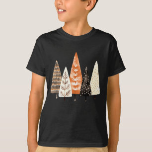 Winter Season Simple Ne Trees  T-Shirt