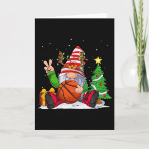 Winter Season Sketll Gnome Christmas For Boys Kids Card