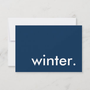 winter seasonal party invitation