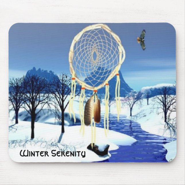 Winter Serenity Mouse Pad (Front)