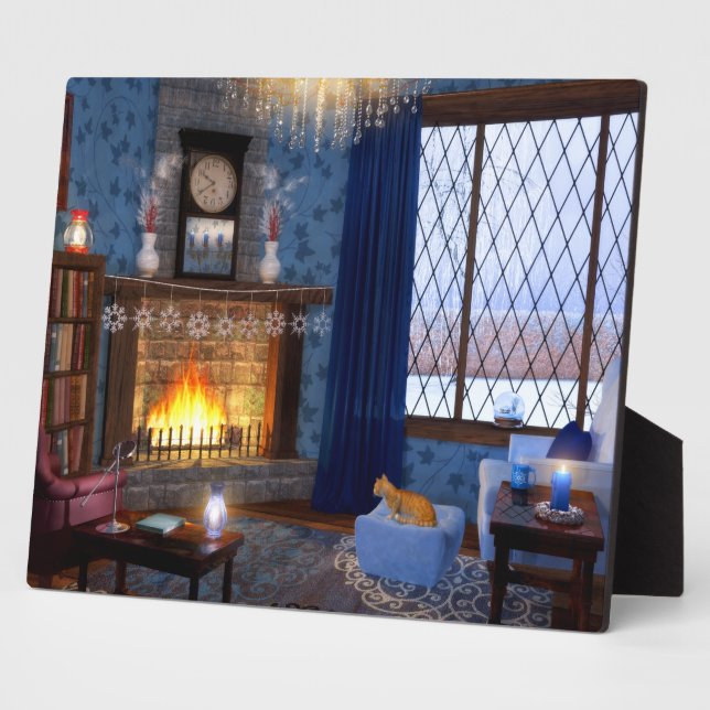 Winter Serenity Plaque (Side)