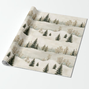 Winter Serenity Wrapping Paper