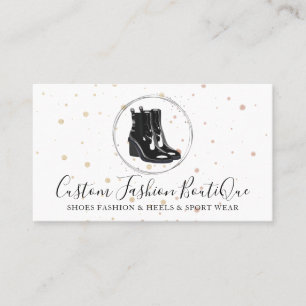 Winter Shoe Boutique Store Business Card