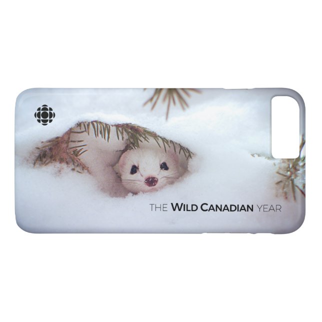 Winter - Short-Tailed Weasel Case-Mate iPhone Case (Back (Horizontal))