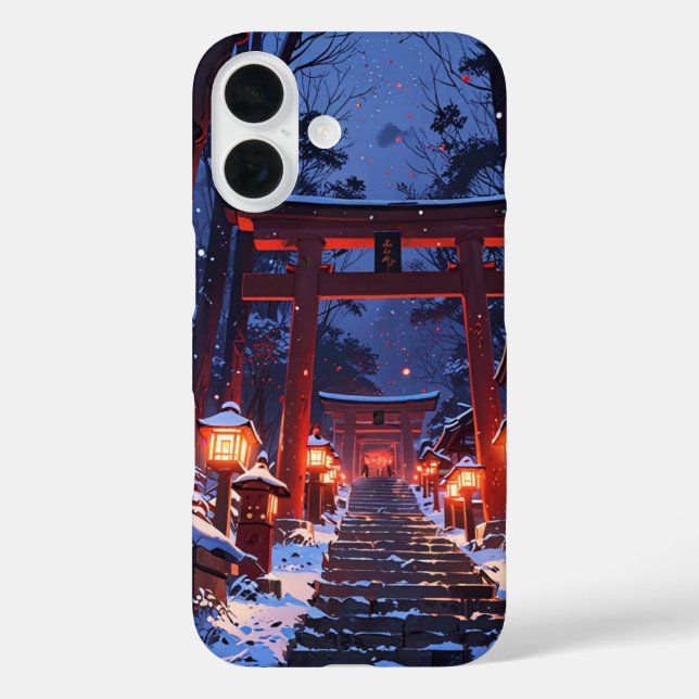 Winter Shrine Glow Case-Mate iPhone Case (Back)