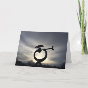 Winter Silhouette. Card