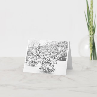 Winter Sketch II Notecard