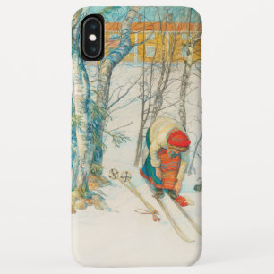 Winter Ski by Carl Larsson Case-Mate iPhone Case