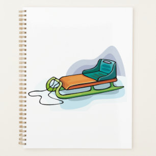 Winter Sled Fun Snow Sledge Planner