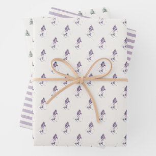 WINTER SLOPES Holiday Wrapping Paper Sheet