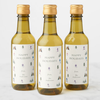 WINTER SLOPES  WINE LABEL