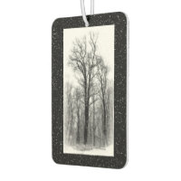 Winter Snow and Poplar Trees Air Freshener